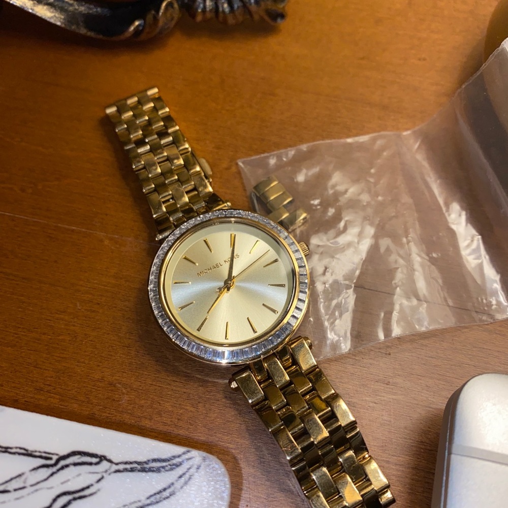 Gold Michael Kors watch